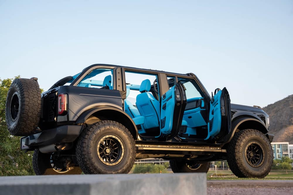 Restored Ford Bronco exterior finished at CarPro Auto Body & Paint