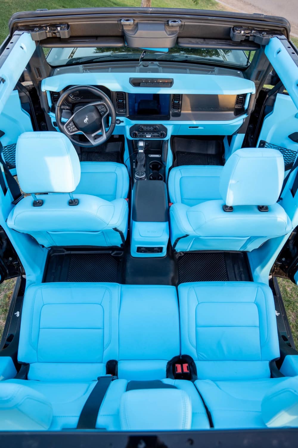Restored Ford Bronco interior detailed at CarPro